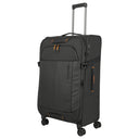Travelite Briize - 4 - Rollen - Trolley L 78 cm erw. (schwarz) - Markenkoffer