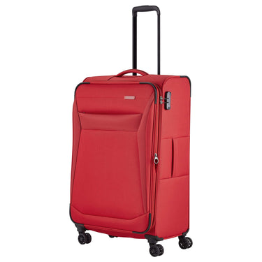 Travelite Chios - 4 - Rollen - Trolley L 78 cm erw. (rot) - Markenkoffer