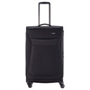 Travelite Chios - 4 - Rollen - Trolley L 78 cm erw. (schwarz) - Markenkoffer