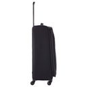 Travelite Chios - 4 - Rollen - Trolley L 78 cm erw. (schwarz) - Markenkoffer