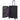 Travelite Chios - 4 - Rollen - Trolley L 78 cm erw. (schwarz) - Markenkoffer