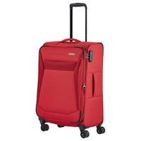 Travelite Chios - 4 - Rollen - Trolley M 67 cm erw. (rot) - Markenkoffer