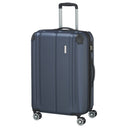 Travelite City - 4 - Rollen - Trolley erw. M 68 cm (marine) - Markenkoffer