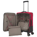 Travelite Crosslite - 4-Rollen-Kabinentrolley S 55 cm (red) - Ansicht 7