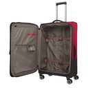 Travelite Crosslite - 4 - Rollen - Trolley L 77 cm erw. (red) - Markenkoffer