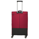 Travelite Crosslite - 4 - Rollen - Trolley L 77 cm erw. (red) - Markenkoffer