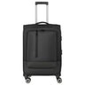 Travelite Crosslite - 4 - Rollen - Trolley M 66 cm erw. (black) - Markenkoffer