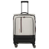 Travelite Crosslite - 4-Rollen-Trolley M 66 cm erw. (natur)