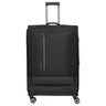 Travelite Crosslite - 4 - Rollen - Trolley XL 81 cm erw. (schwarz) - Markenkoffer