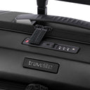 Travelite Millennium - 4 - Rollen - Kabinentrolley mit Vortasche S 55 cm (black) - Markenkoffer