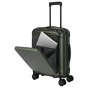 Travelite Millennium - 4-Rollen-Kabinentrolley mit Vortasche S 55 cm (pine green) - Ansicht 10