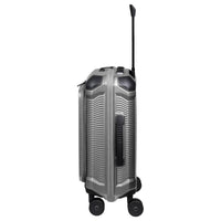 Travelite Millennium - 4-Rollen-Kabinentrolley mit Vortasche S 55 cm (silver) - Ansicht 3