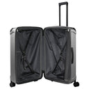 Travelite Millennium - 4 - Rollen - Trolley L 76 cm (silver) - Markenkoffer