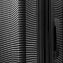 Travelite Millennium - 4 - Rollen - Trolley M 67 cm erw. (black) - Markenkoffer