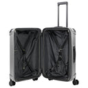 Travelite Millennium - 4 - Rollen - Trolley M 67 cm erw. (silver) - Markenkoffer