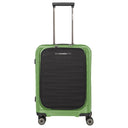 Travelite Mooby - 4 - Rollen - Kabinentrolley mit Vortasche S 55 cm (grün) - Markenkoffer