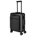 Travelite Next - 4-Rollen-Kabinentrolley mit Vortasche S 55 cm (black) - Ansicht 2