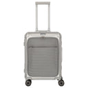 Travelite Next - 4 - Rollen - Kabinentrolley mit Vortasche S 55 cm (silber) - Markenkoffer