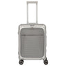 Travelite Next - 4 - Rollen - Kabinentrolley mit Vortasche S 55 cm (silber) - Markenkoffer
