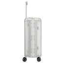 Travelite Next - 4 - Rollen - Trolley M 67 cm (silber) - Markenkoffer