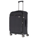 Travelite Priima - 4 - Rollen - Trolley M 68 cm erw. (black) - Markenkoffer