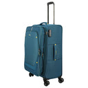 Travelite Umbria - 4 - Rollen - Trolley M 67 cm erw. (petrol) - Markenkoffer