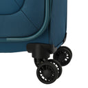 Travelite Umbria - 4 - Rollen - Trolley M 67 cm erw. (petrol) - Markenkoffer