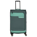 Travelite Viia - 4 - Rollen - Trolley L 77 cm erw. (Eukalyptus) - Markenkoffer