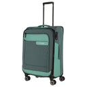 Travelite Viia - 4-Rollen-Trolley M 67 cm erw. (Eukalyptus) - Ansicht 2