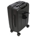 Valentino Bags Explorer Carry On - 4 - Rollen - Kabinentrolley mit Getränkehalter 53 cm USB (black) - Markenkoffer