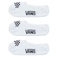 Vans Women's Classic 3 Paar - Socken (white black, 31,5 - 36) - Markenkoffer