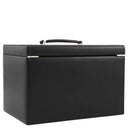 Windrose Ambiance - Uhrenkoffer (für 4 Uhren) 33 cm (schwarz) - Markenkoffer