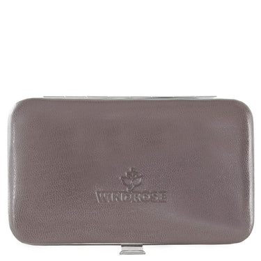 Windrose Merino - Maniküre Set 11 cm (grau) - Markenkoffer