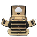 Windrose Merino - Schmuckkoffer 29.5 cm (schwarz) - Markenkoffer