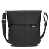 zwei Mademoiselle M90 - Umhängetasche 28 cm (nubuk-black)