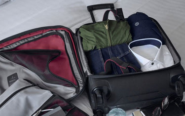 Anzug knitterfrei transportieren - Markenkoffer