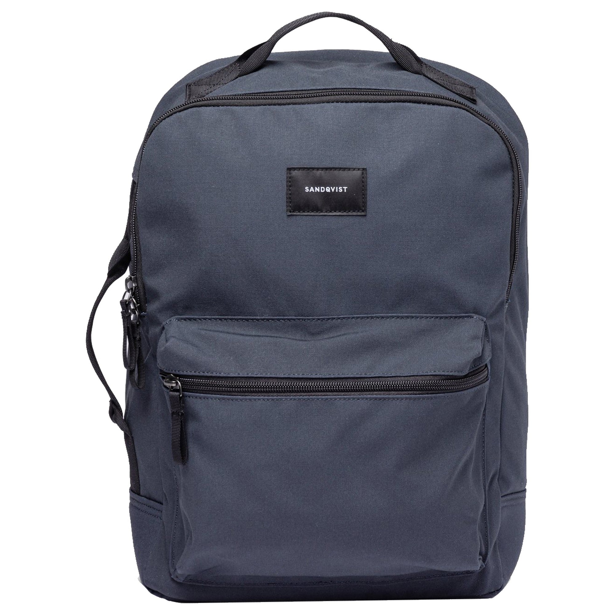 sandqvist fahrradtasche Sandqvist August navy with black webbing – Markenkoffer