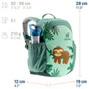 Deuter Family Pico 5 - Kinderrucksack 28 cm (spearmint-seagreen) - Ansicht 9