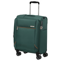 Samsonite Base Breeze - 4-Rollen-Kabinentrolley 55 cm erw. (dark green)