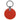 Porsche Design Circle - Keychain 9 cm (lava orange)