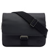 Lacoste Men's Classic Messenger - Umhängetasche 25 cm (black)