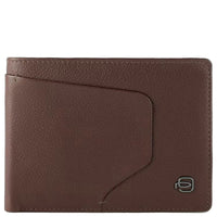 Piquadro Akron - Men's Wallet 4cc 13 cm (Color: dark brown)