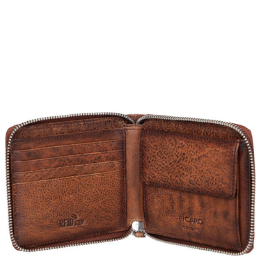 Picard Hans 1 - Wallet 8cc 11 cm RFID Genuine Leather (Color: tobacco)