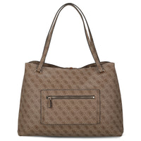 Guess Yvonne Logo Tote - Shopper L 45 cm (latte logo)