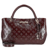 Guess Carmella Girlfriend Satchel - Henkeltasche 35 cm (burgundy logo)