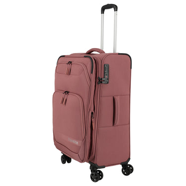 Travelite Kick Off - 4-Rollen-Trolley M 67 cm erw. (blush)