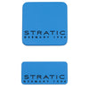 Stratic BUZZ - Ersatz-Logoplatten-Set Vorder- und Rückseite (blue)