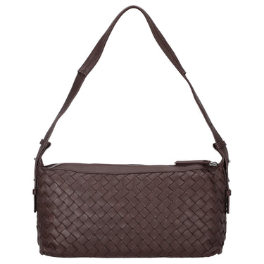 Les Visionnaires Marie Baguette Weave Silky - Schultertasche 38.5 cm (aubergine) - Ansicht 4