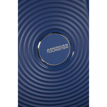American Tourister Soundbox - 4 - Rollen - Trolley 67 cm erw. (blau) - Markenkoffer