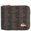 Lacoste The Blend Compact Zip Wallet - Geldbörse 3cc 11 cm (mono slate black shitake)